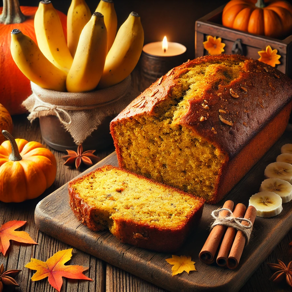 Pumpkin banana loaf your new fall favorite