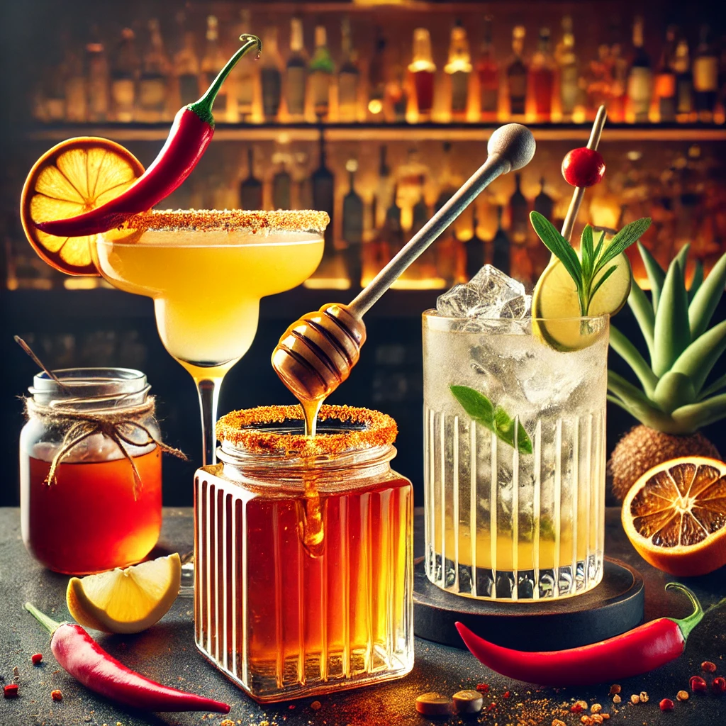 Cocktails with a Kick Adding Hot Honey to Your Drinks