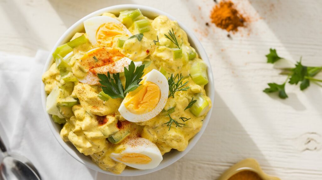 Creamy Curried Egg Salad