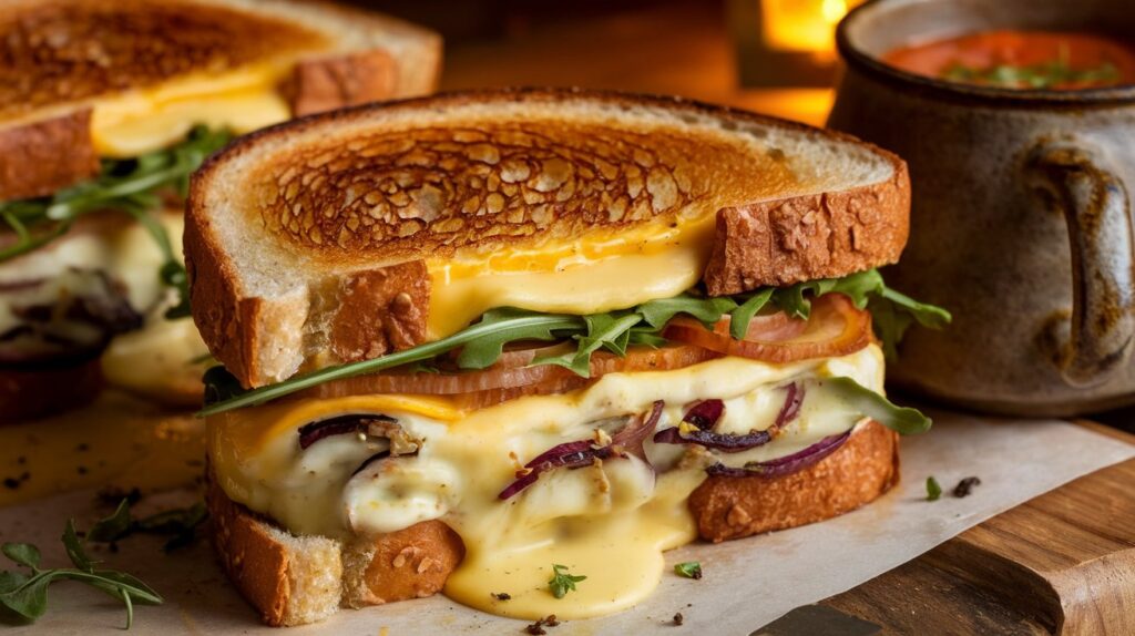 Gourmet Grilled Cheese Sandwich