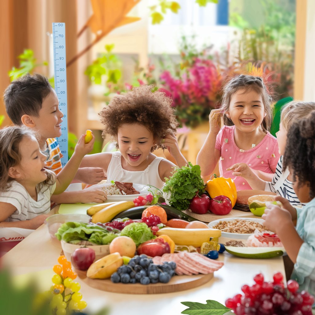 Impact of a balanced diet on children's health and development