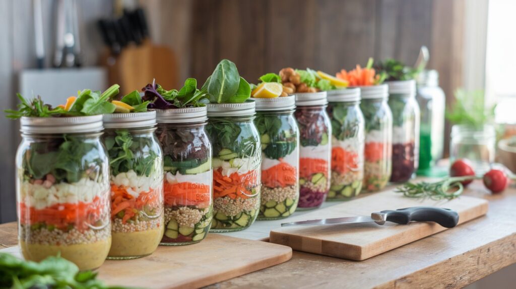 Mason Jar Salads