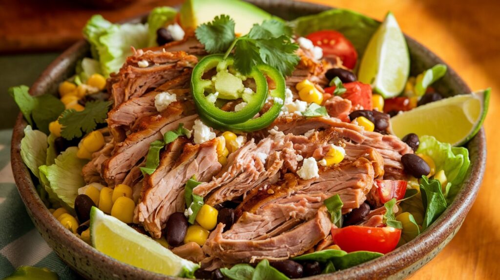 southwestern pork salad