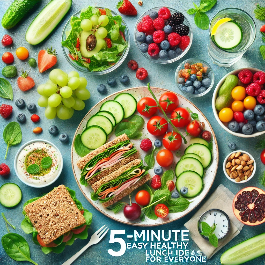 5-Minute Easy Healthy Lunch Ideas for Everyone