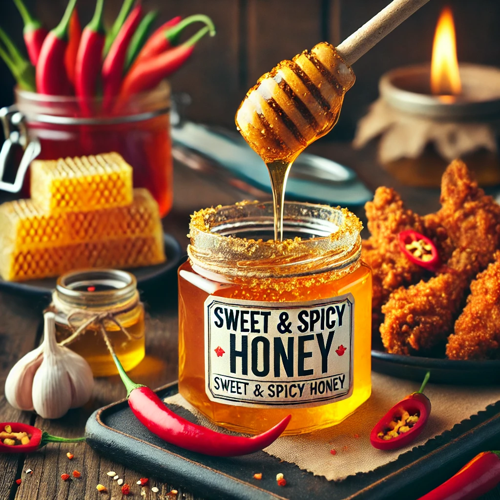 A hot honey recipe that’s sweet and spicy