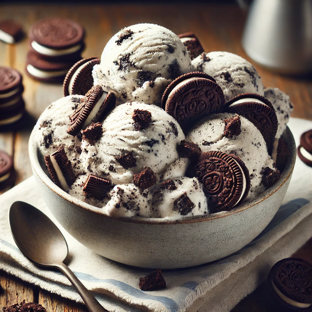 Cookies and Cream Ice Cream Recipe