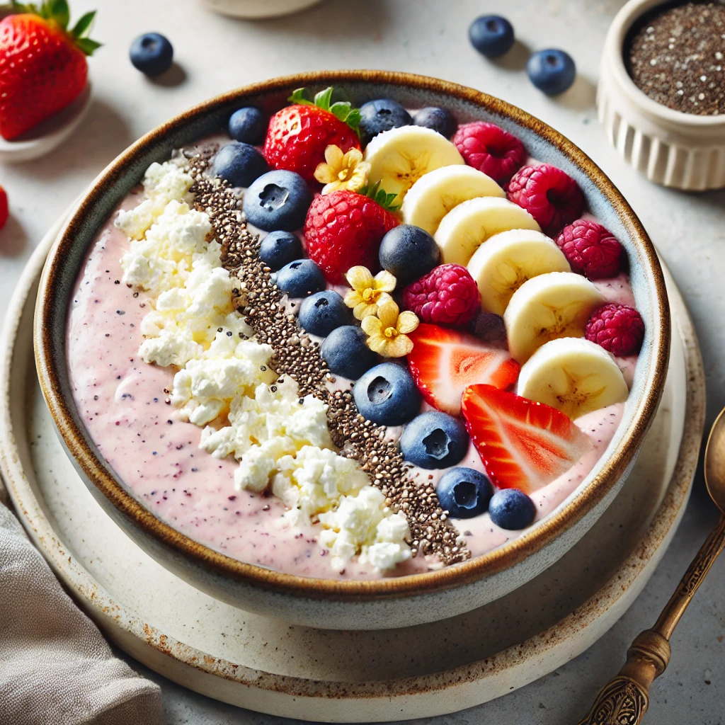  Cottage Cheese Smoothie Bowl