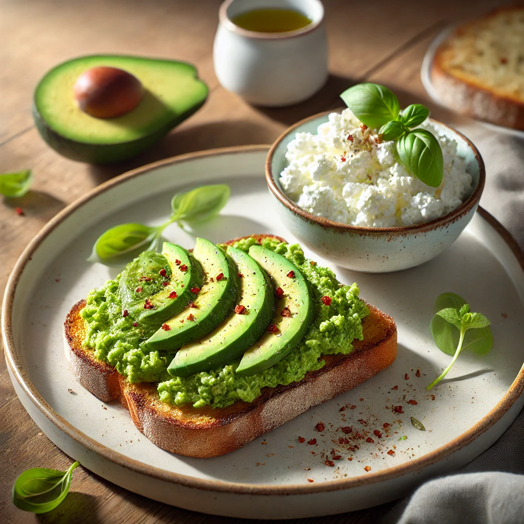 Cottage Cheese and Avocado Toast