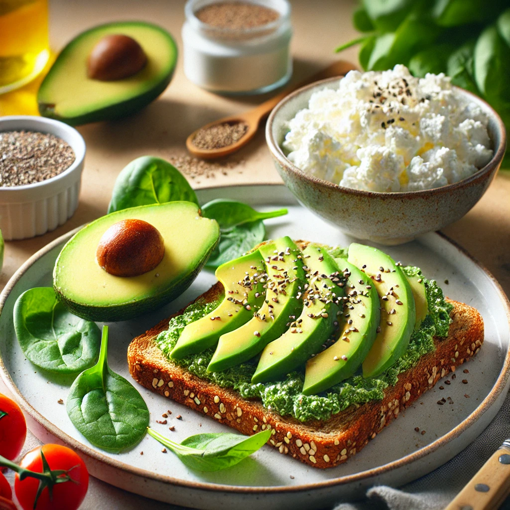 Cottage Cheese and Avocado Toast for Weight Loss