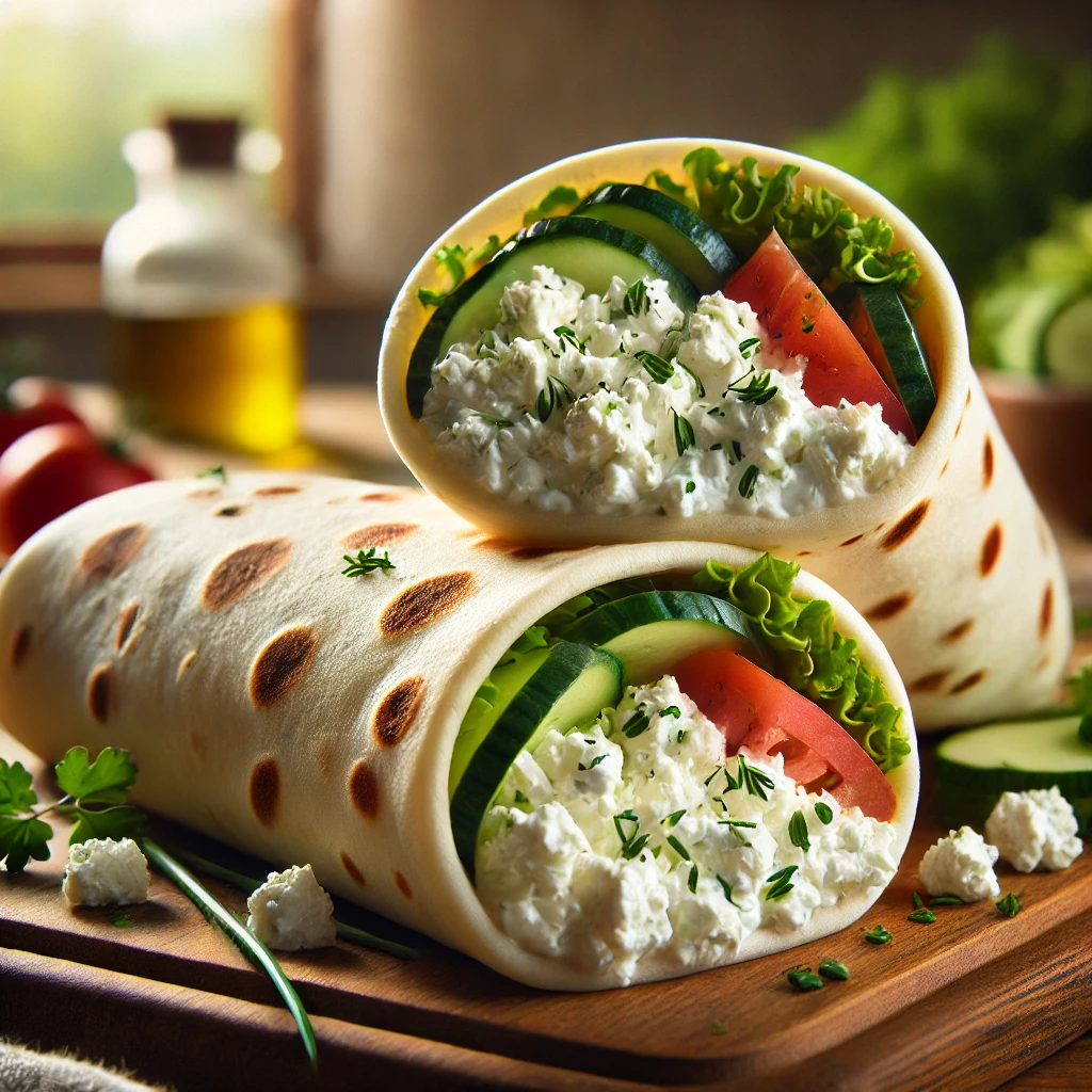 Cottage cheese wraps recipe