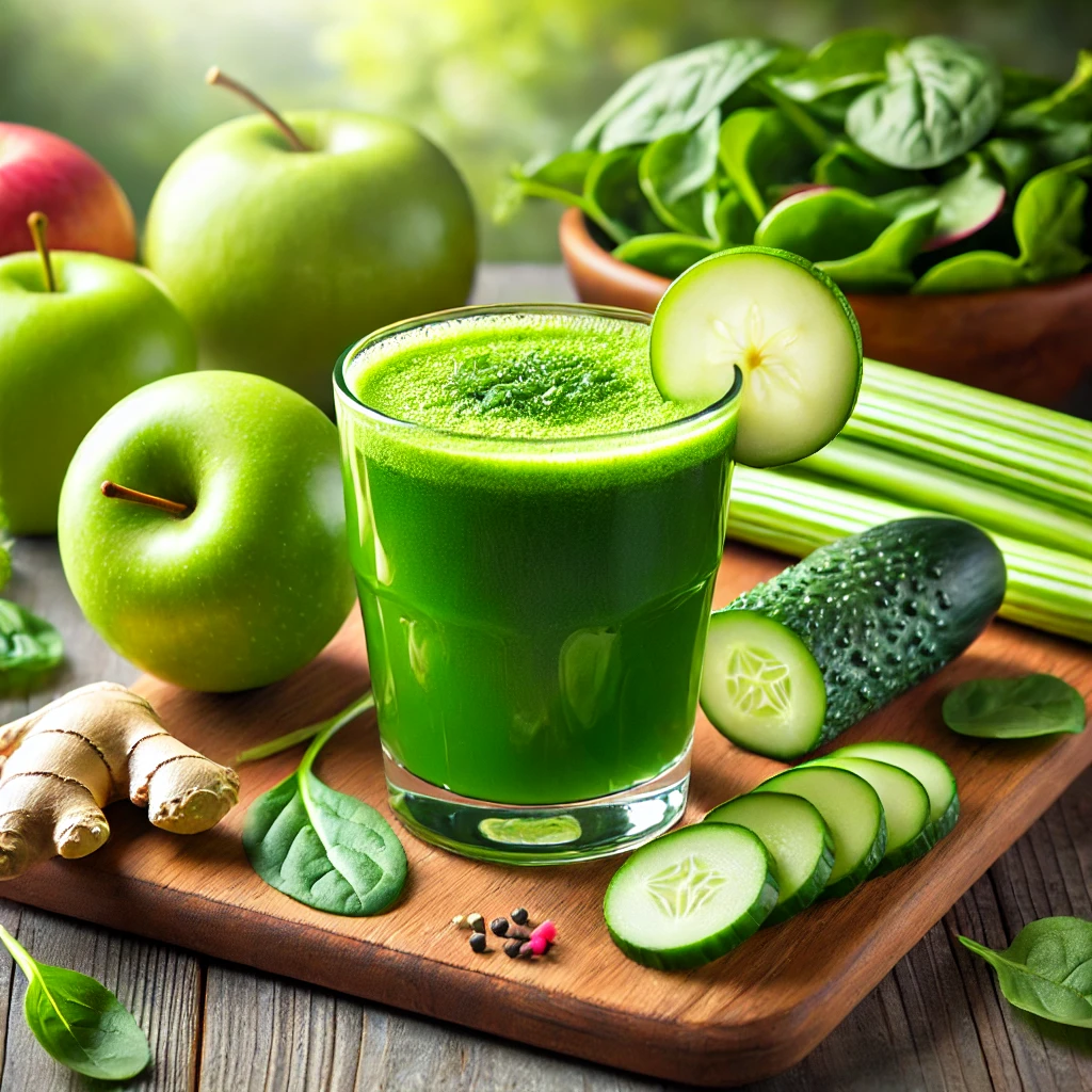 Green Goodness An Energizing Juice Mix