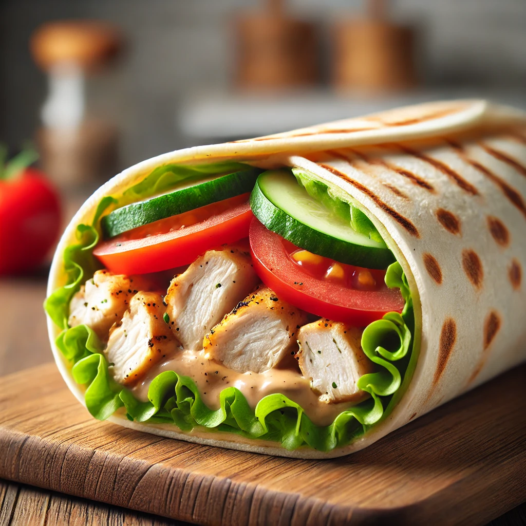 Grilled Chicken Wraps