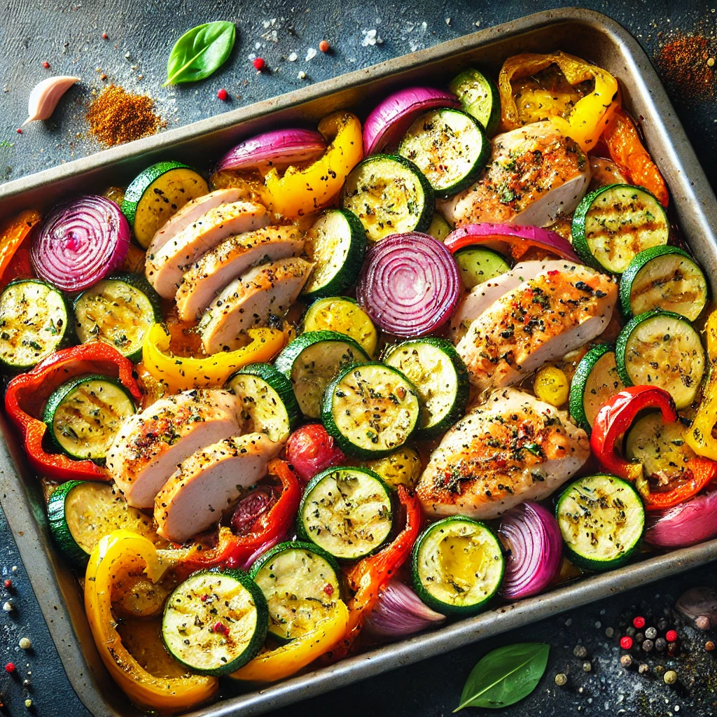 One-Pan Chicken and Veggies