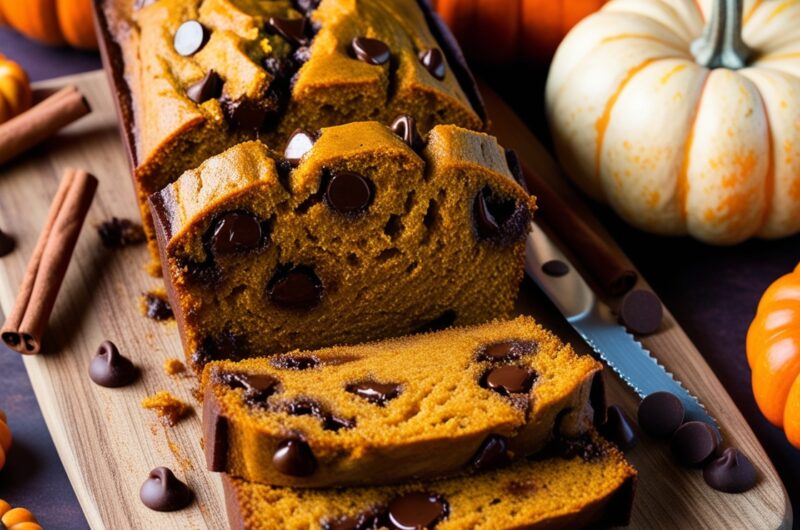 Pumpkin Chocolate Chip Bread A Perfect Blend of Fall Flavors and Comfort