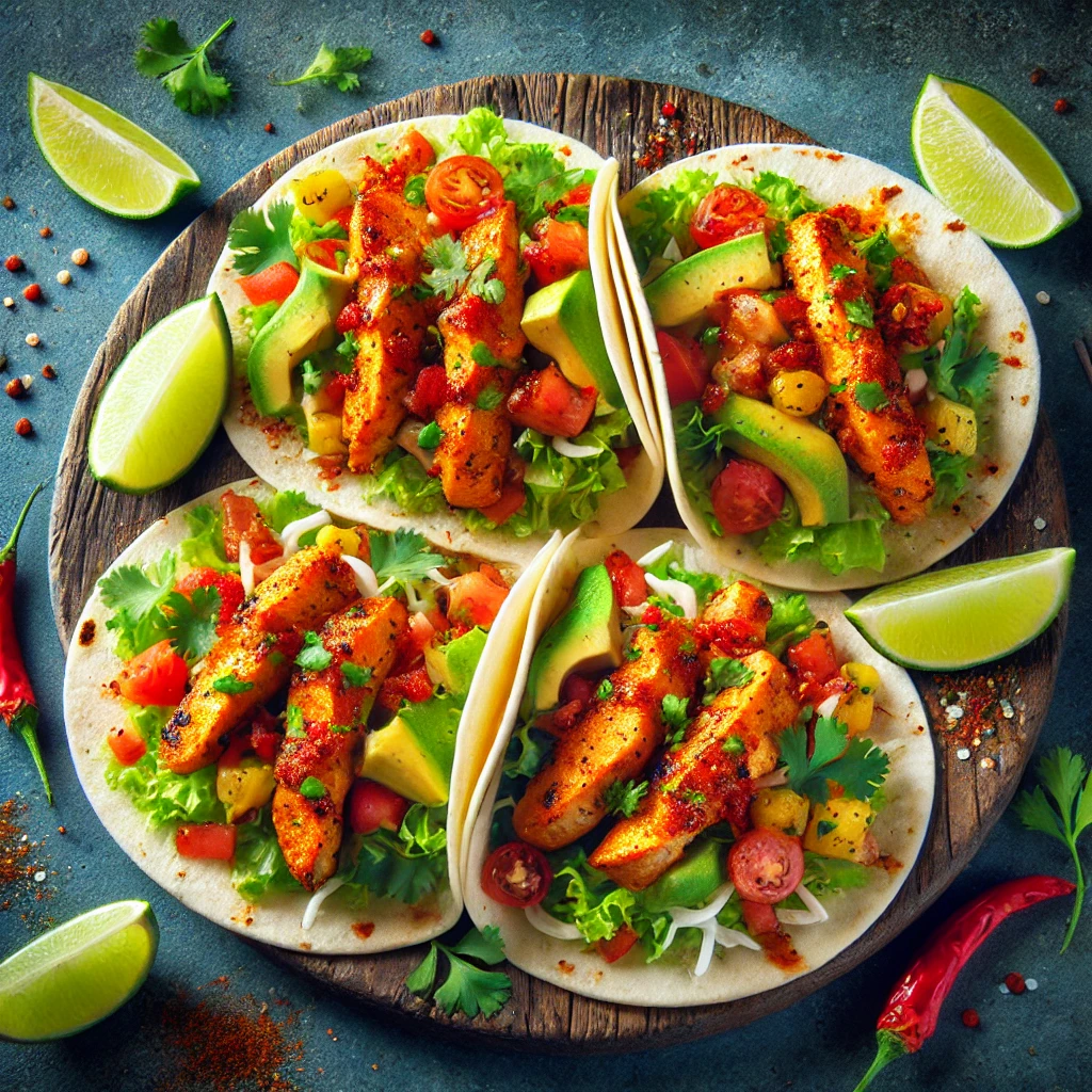 Spicy Chicken Tacos