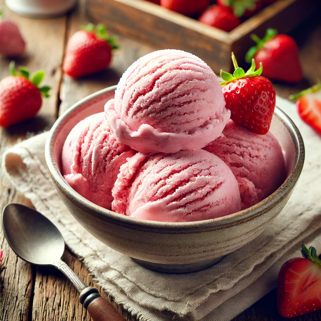 Strawberry Ice Cream Recipe