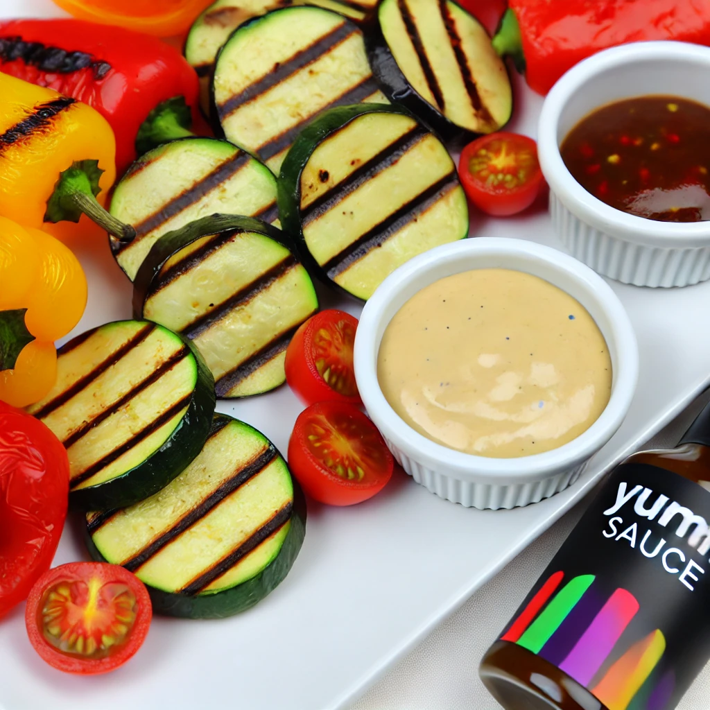 Yumm Sauce with Grilled Vegetables