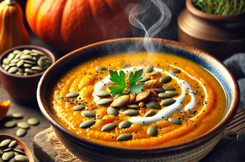 Creamy Pumpkin Lentil Soup