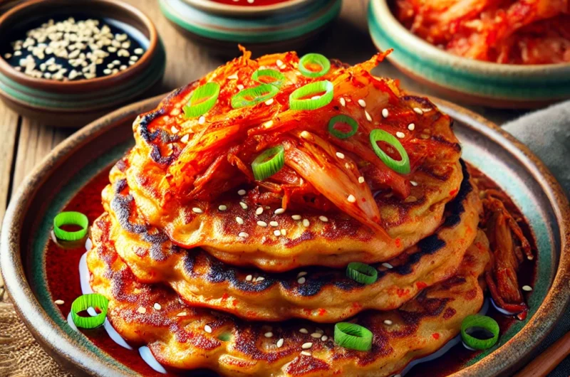 Delicious Homemade Kimchi Pancakes: A Spicy and Savory Korean Delight