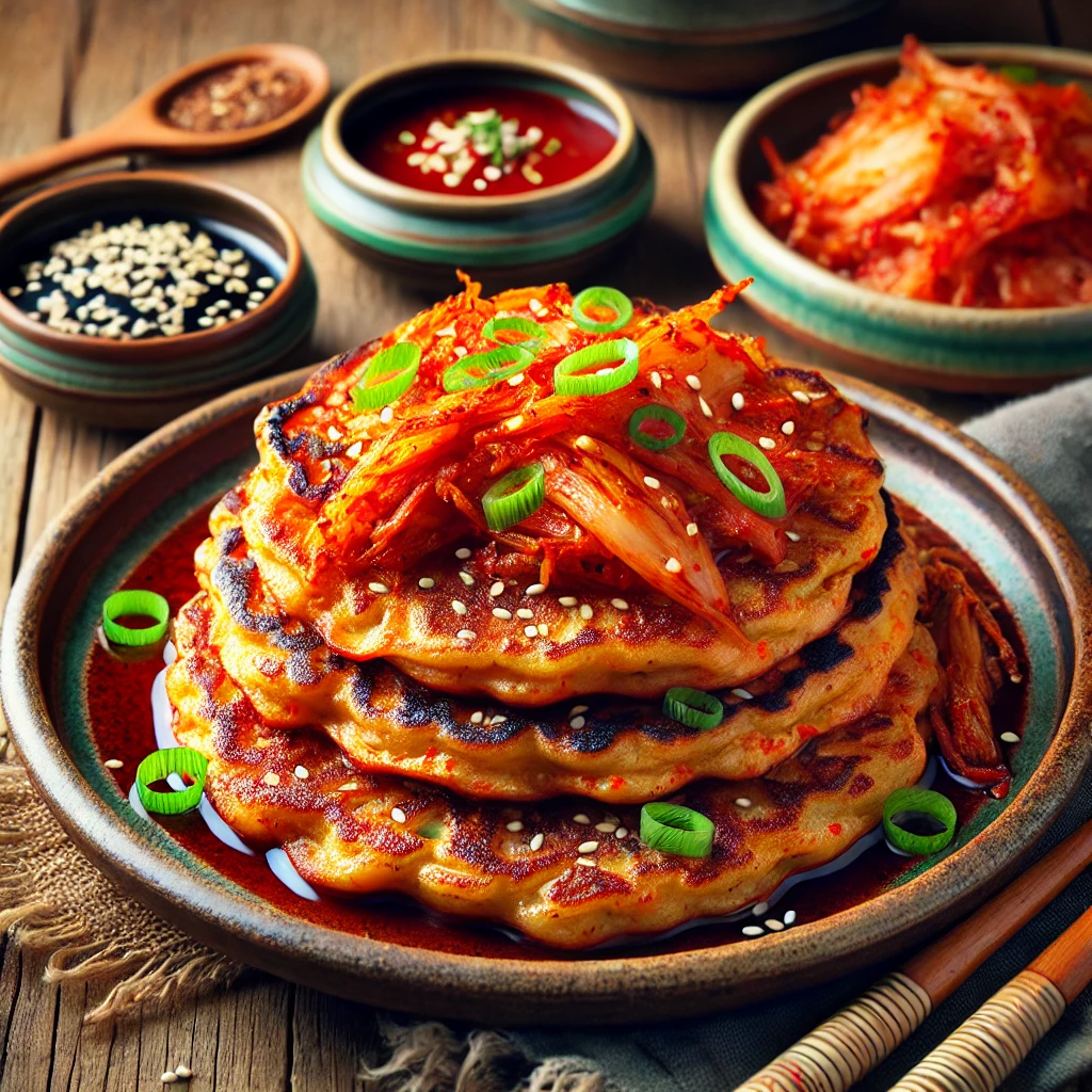 Delicious Homemade Kimchi Pancakes: A Spicy and Savory Korean Delight