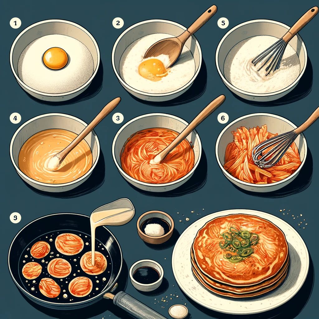 Step-by-Step Guide to Cooking Kimchi Pancakes